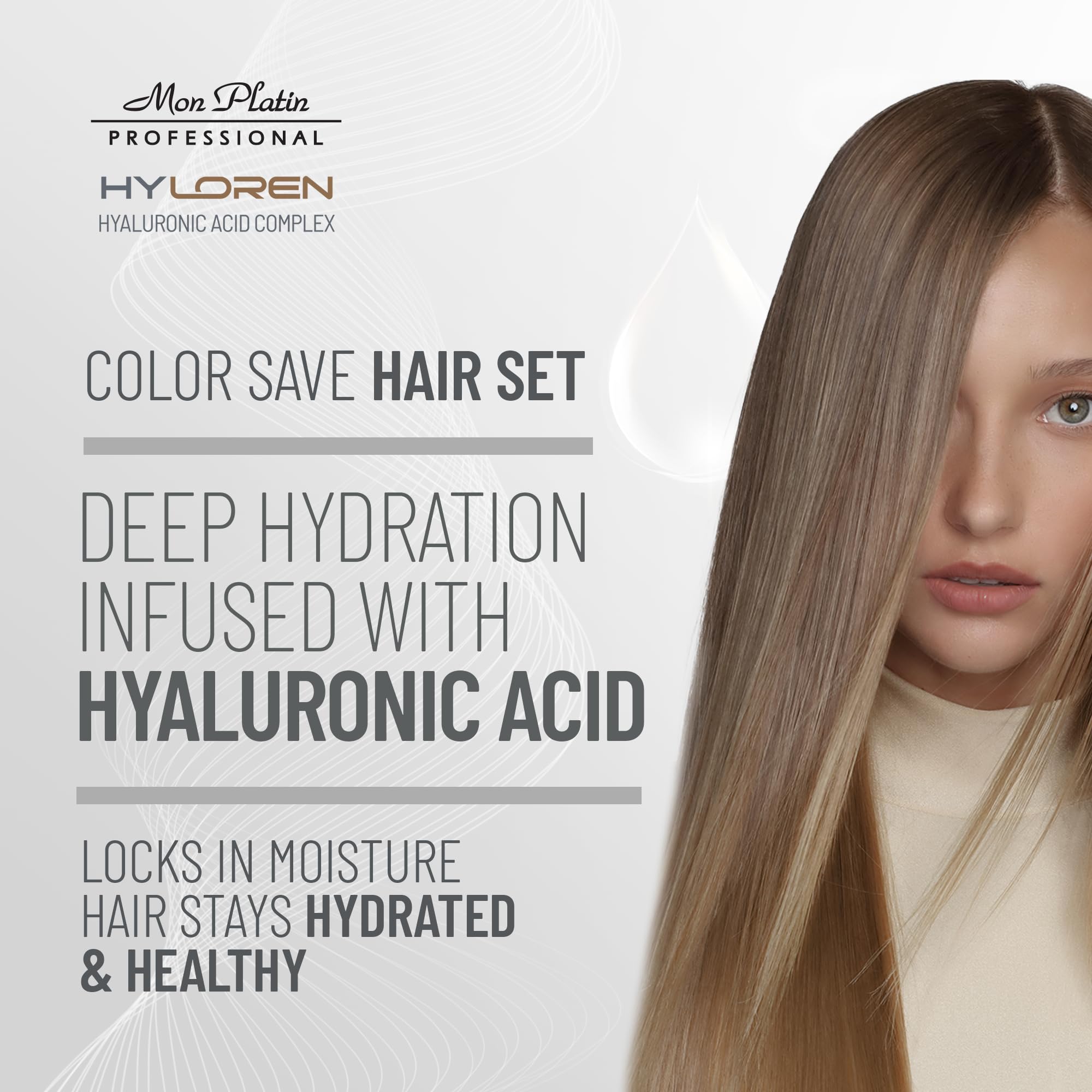 **Mon Platin Hair Mask & Dream Hair Spray Bundle – Deep Conditioning Treatment for Dry, Damaged Hair with Glossy Shine & Heat Protection | Prevents Color Fading | Hydrating Shampoo & Mask Set for Salon-Quality Results at Home | Perfect for Daily Use, Styling & Hair Repair**