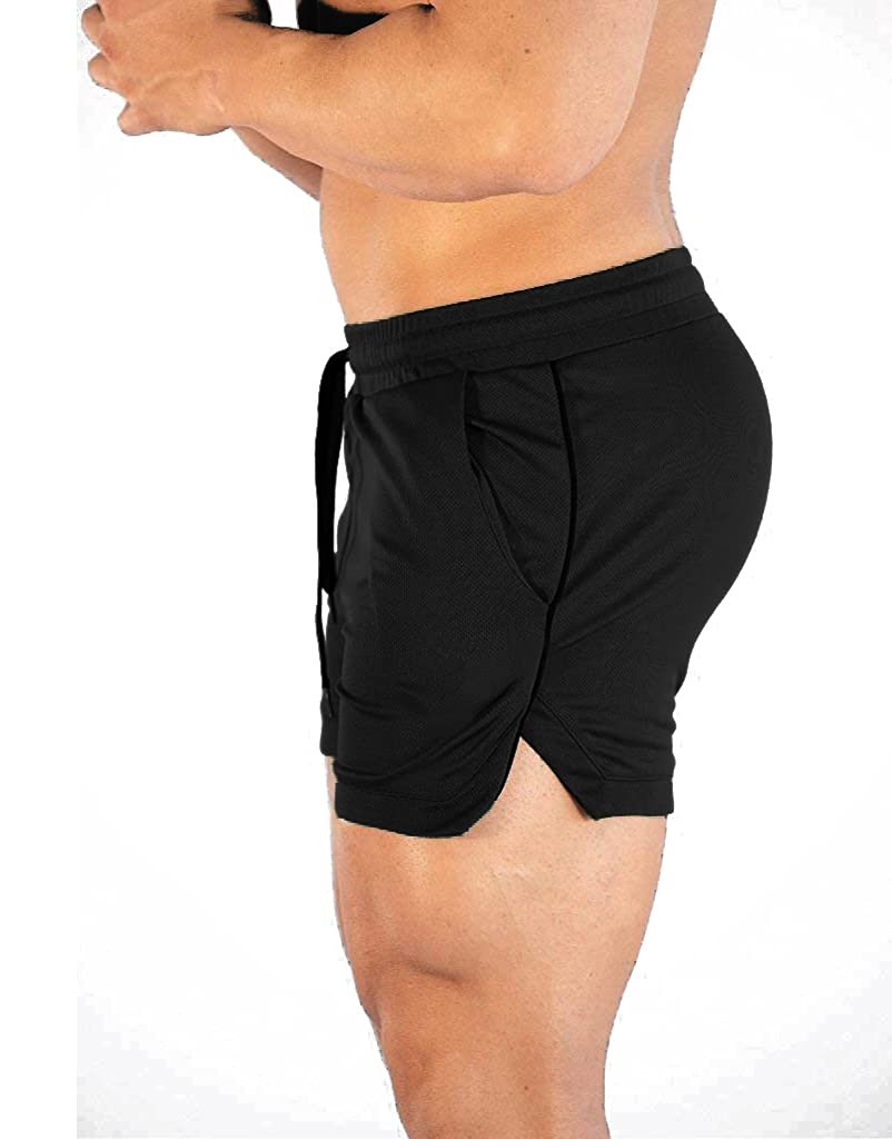 EVERWORTH Men's 5 Inch Inseam Athletic Shorts - Gym Workout, Running, Bodybuilding & Casual Wear - Lightweight Breathable Quick-Dry Shorts for Training, Jogging, Basketball & Summer Outdoor Activities