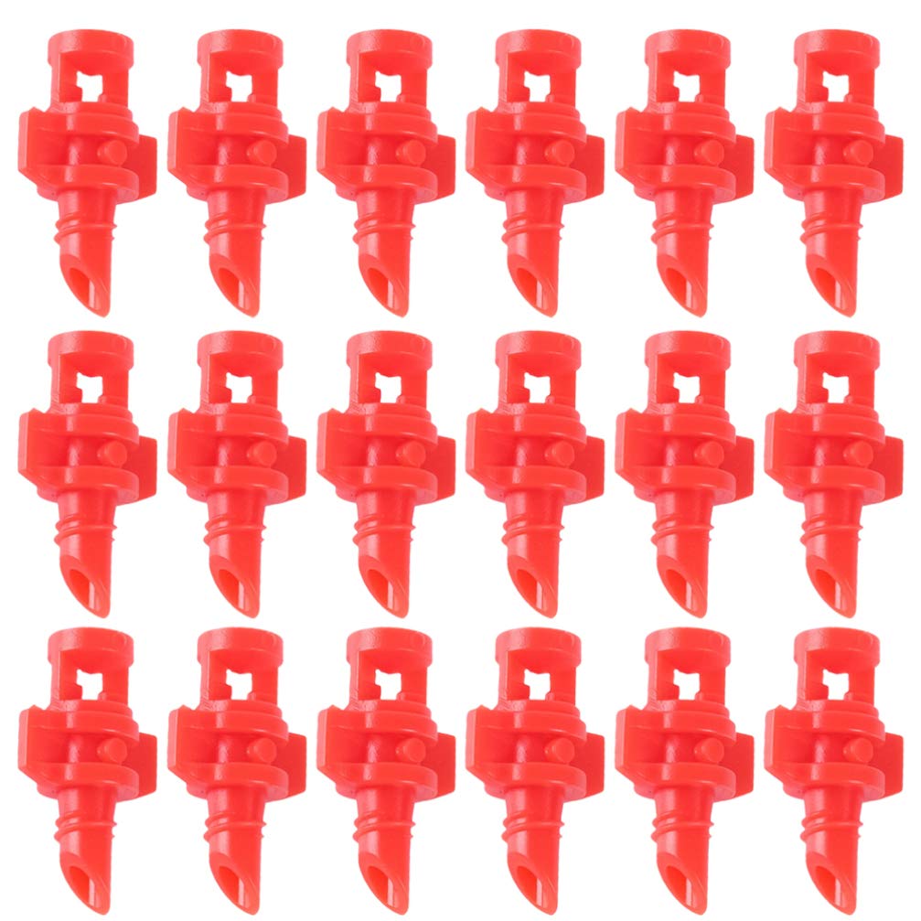 100pcs Atomizing Garden Sprinkler Sprayer - 360 Degree Micro Water Misting Nozzle for Plants, Lawn & Garden Irrigation | Perfect for Greenhouses, Patios & Outdoor Cooling