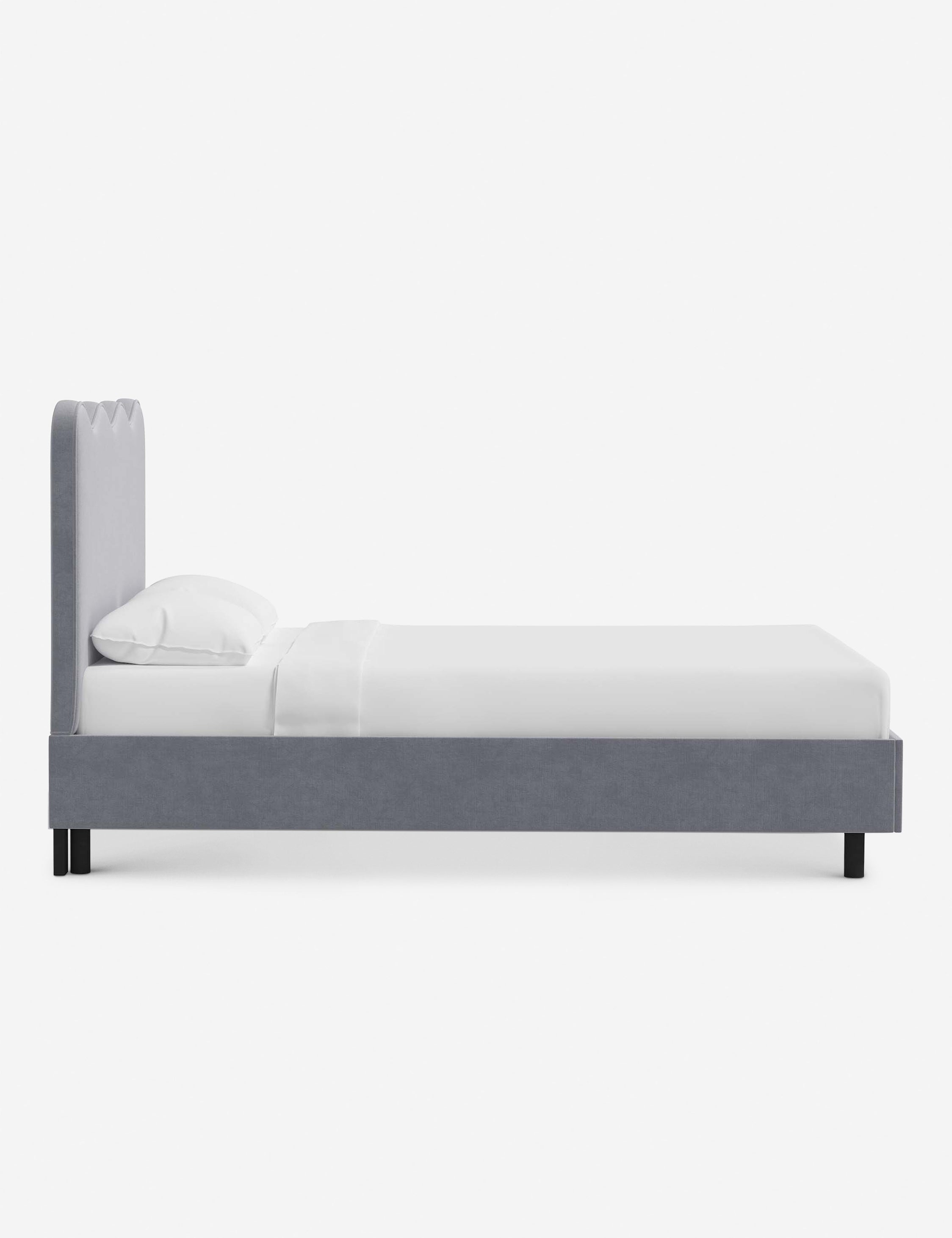 Modern Clementine Platform Bed Frame - Queen Size, Wooden Slat Support, Sturdy & Minimalist Design - Perfect for Bedrooms, Guest Rooms & Small Spaces