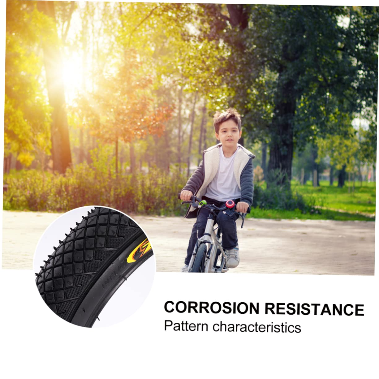 Veemoon Kids Bike Tire Repair Kit - Replacement Wheel & Tube for Balance Bikes, Strollers & Children's Bicycles | Durable Cycling Accessories for Easy Tire Fixes at Home or On-the-Go