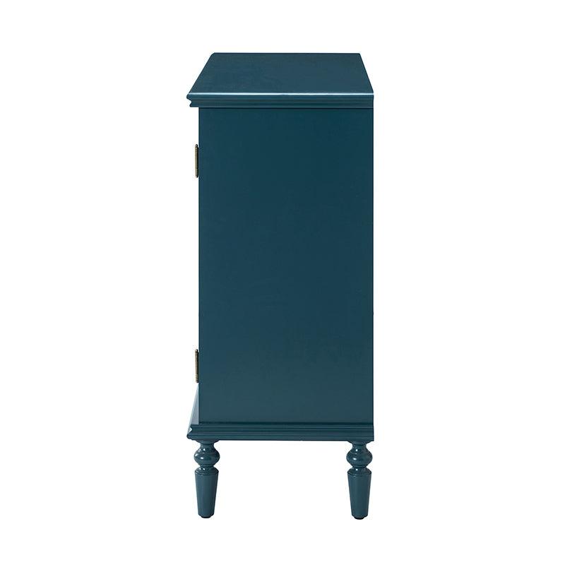 Emathides 32-Inch Tall 2-Door Accent Cabinet with Storage - Modern Entryway Console Table for Hallway, Living Room & Bedroom Organization
