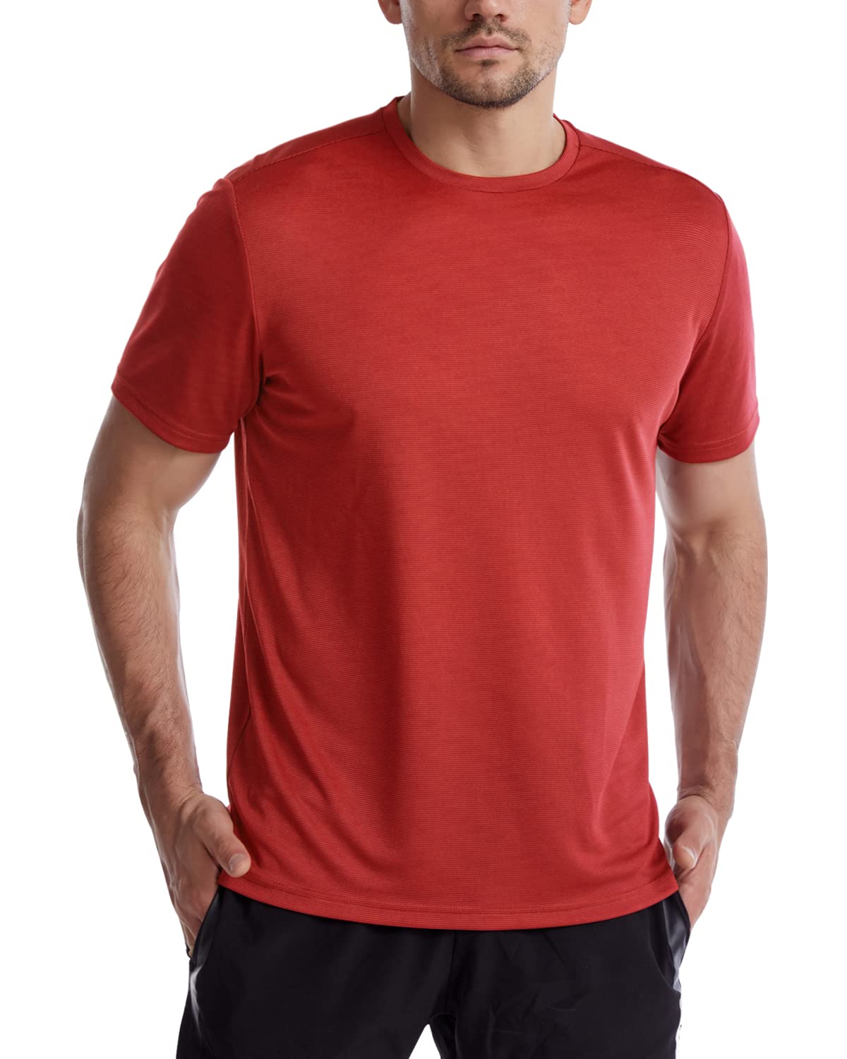 Best Moisture Wicking Quick Dry Workout Shirts for Men - Athletic Performance Gym T-Shirts for Running, Training & Fitness Activities