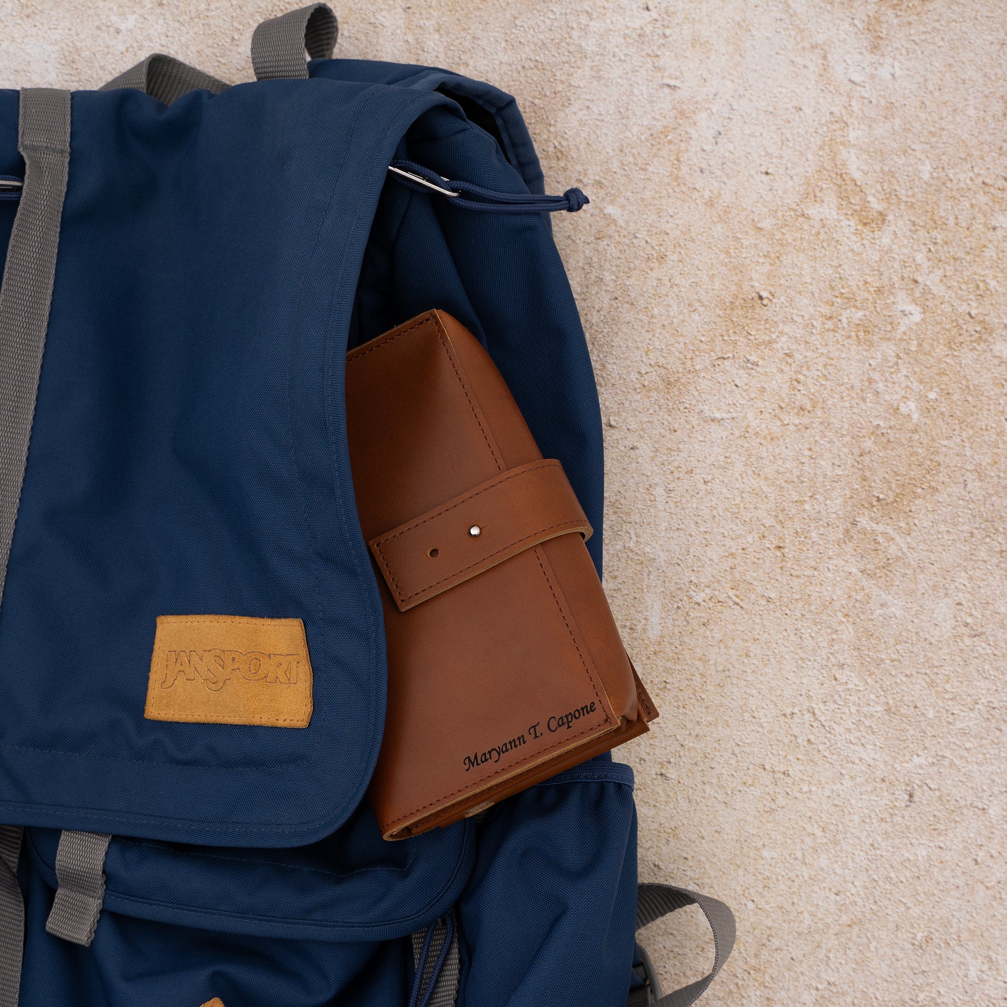 Premium Leather Tech Cord & Accessories Travel Organizer - Perfect for Business Trips, Vacations & Daily Commute