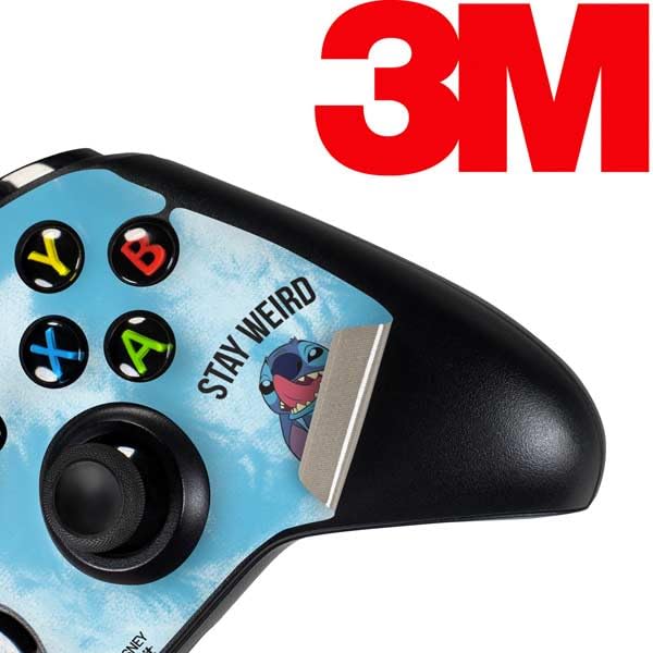 Officially Licensed Disney Lilo & Stitch Stay Weird Gaming Skin Decal for Xbox One Controller - Custom Protective Cover for Gamers & Collectors