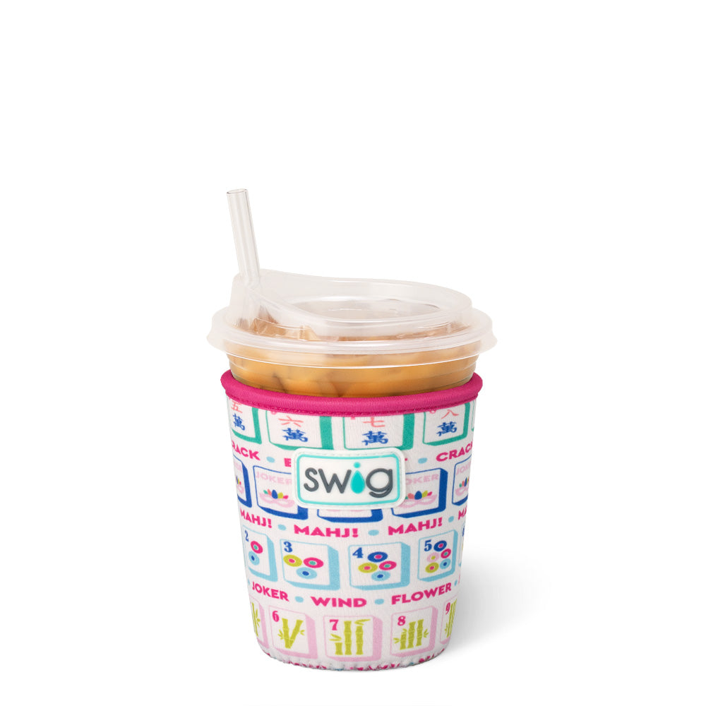 Premium Mahjong Small Iced Cup Coolie - Insulated Travel Mug for Coffee, Tea & Cold Drinks | Perfect for Office, Commuting & Outdoor Activities