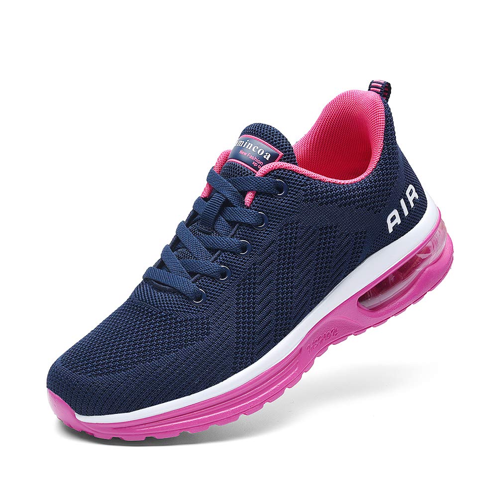 Lamincoa Women's Lightweight Walking & Running Shoes - Non-Slip Breathable Mesh Sneakers with Air Cushion for Gym, Workout, Tennis & Sports | Perfect for Jogging, Training & Daily Wear