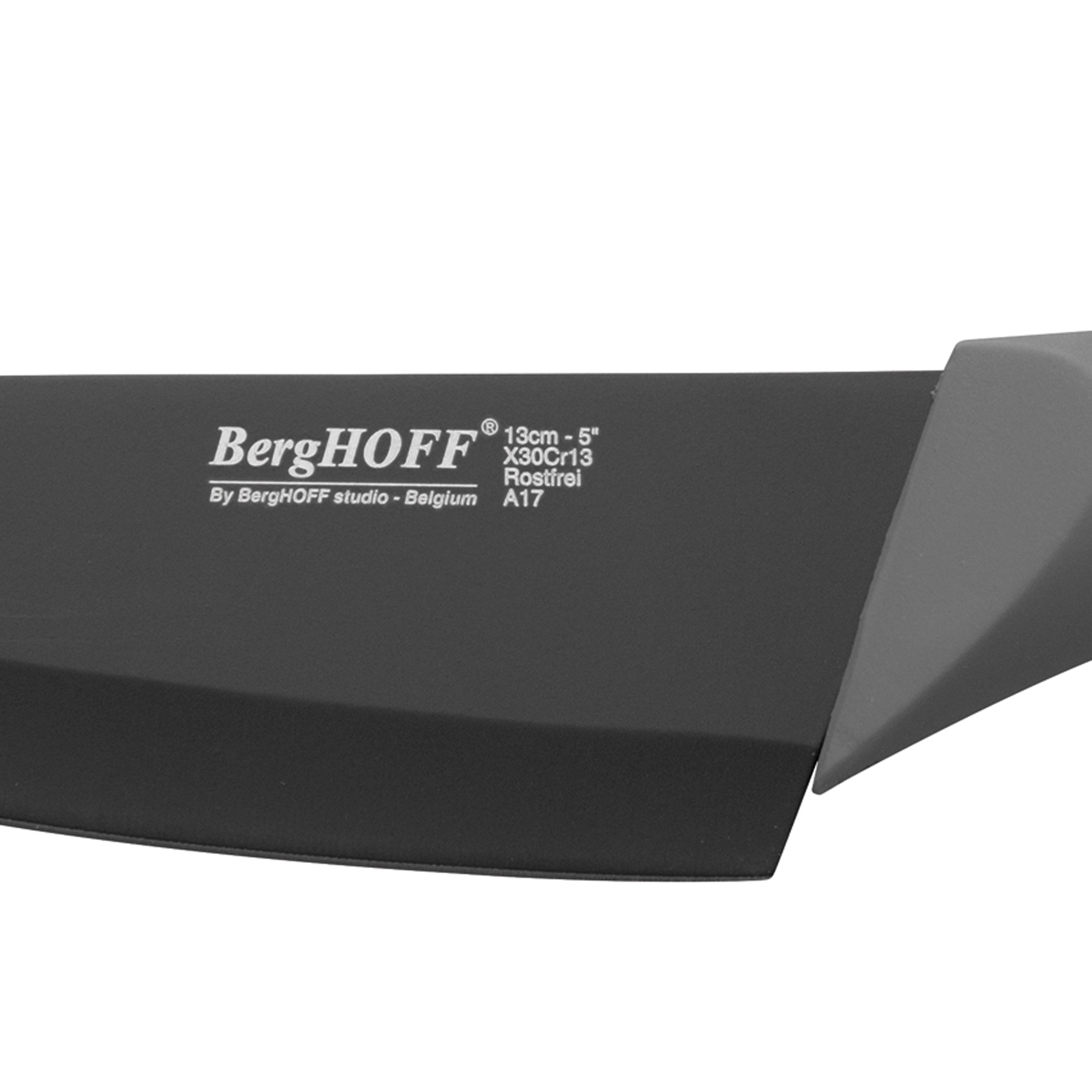 BergHOFF Essentials 8-Inch Stainless Steel Chef's Knife with Protective Sleeve - Professional Kitchen Knife for Chopping, Slicing & Dicing - Perfect for Home Cooks & Professional Chefs