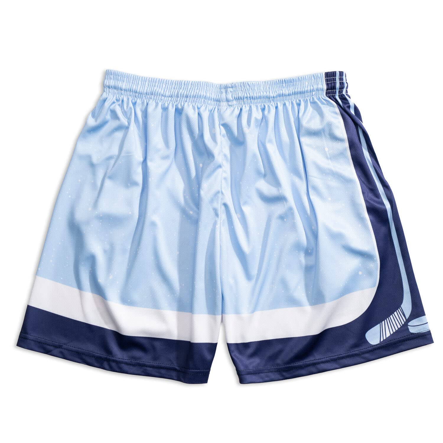 ChalkTalkSPORTS Hockey Performance Shorts for Men & Youth - Breathable Athletic Hockey Shorts for Training & Games | Angry Elves Christmas Hockey Shorts | Perfect for Hockey Practice, Gym Workouts & Casual Wear