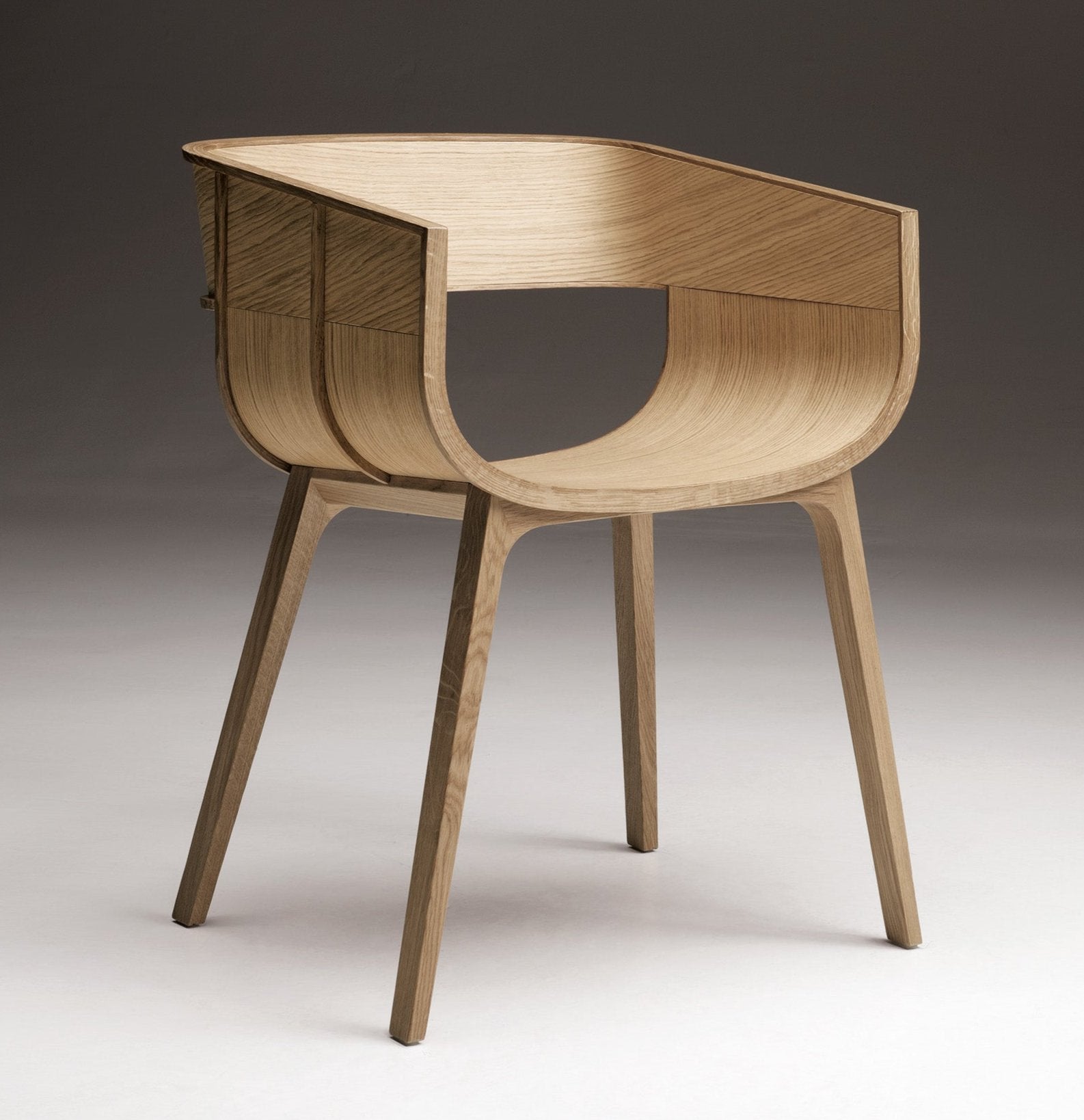Casamania Modern Maritime Wood Chair - Solid Teak Dining Chair for Kitchen, Patio & Outdoor Use