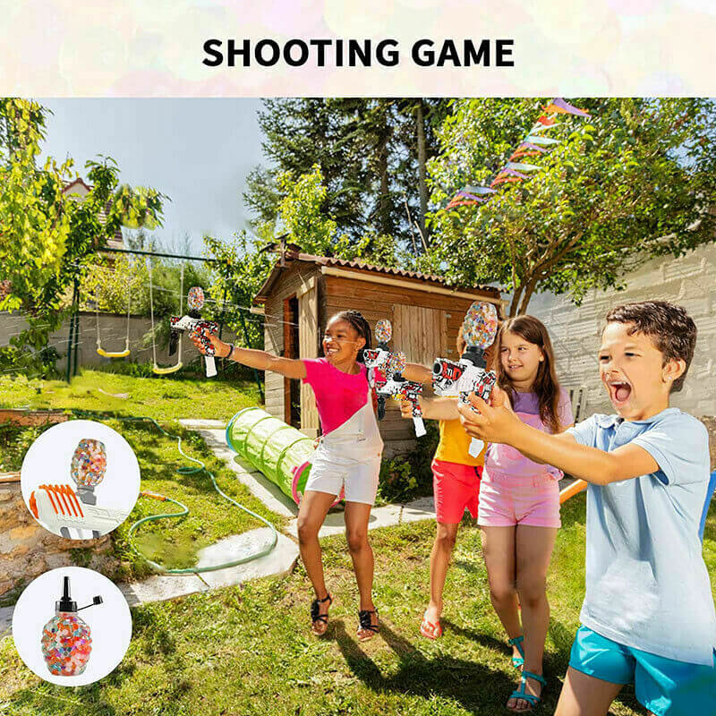 40,000PCS 7-8mm Hardened Water Gel Ball Blaster Ammo Refill - Perfect for Gel Blaster Battles, Outdoor Shooting Games & Target Practice
