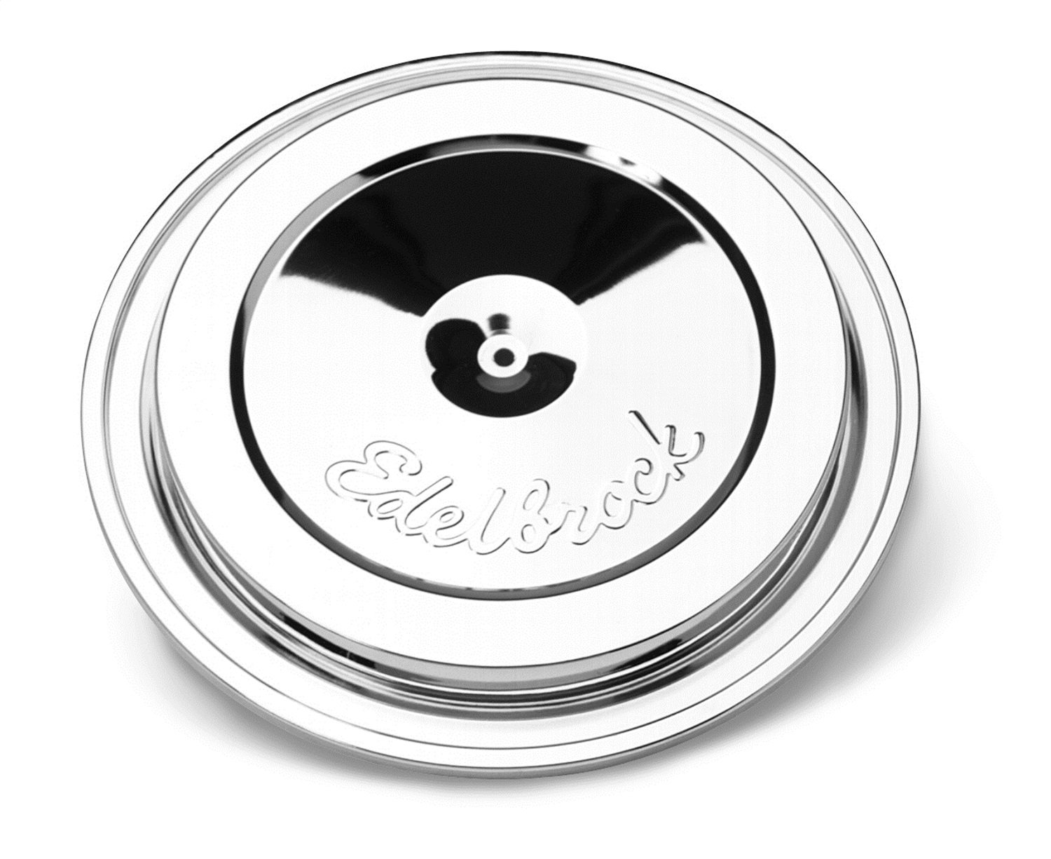 Edelbrock 1213 Chrome Air Cleaner Top - High Performance Air Filter Cover for Classic & Muscle Cars - Perfect for Car Shows, Engine Upgrades & Restoration Projects