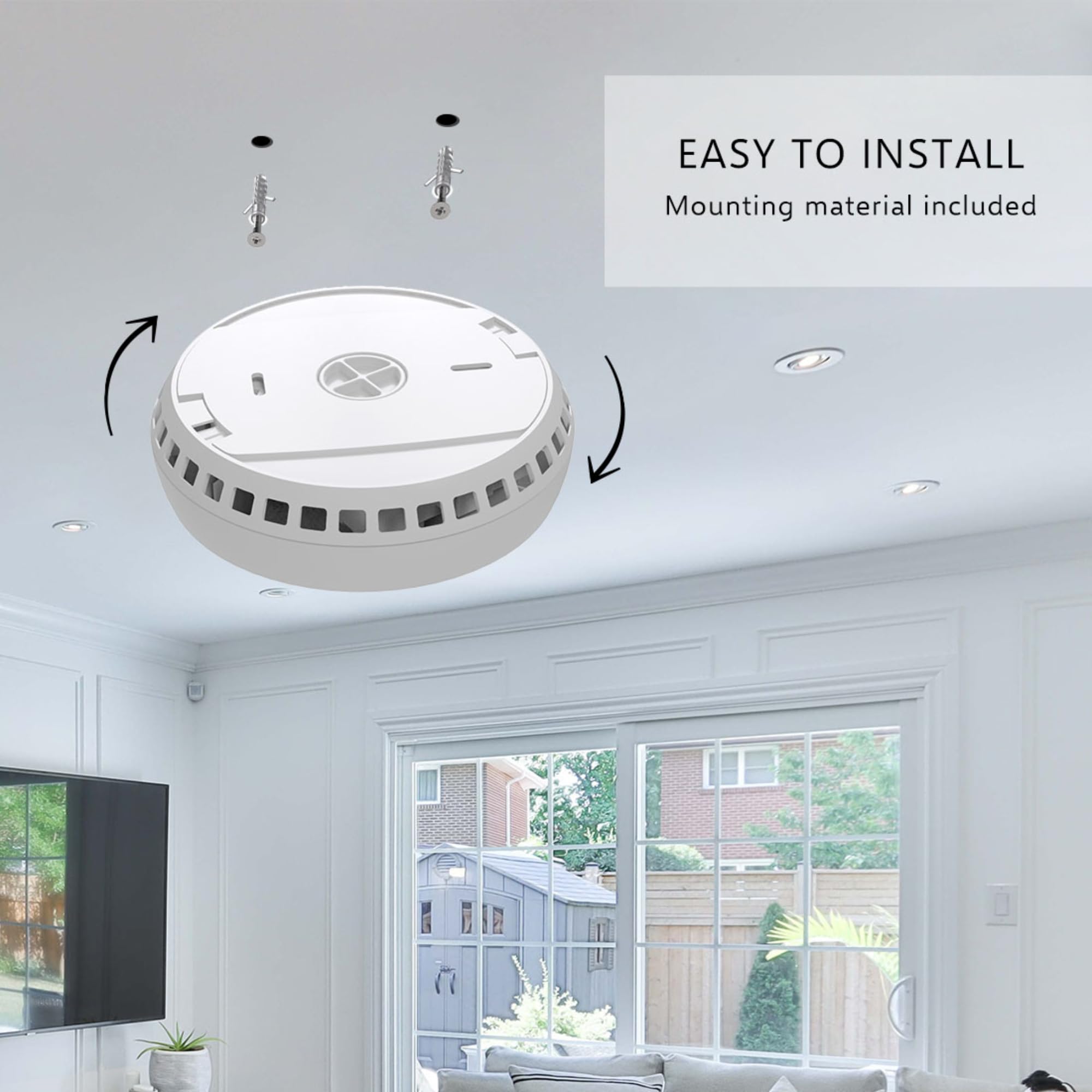 ELRO Connects SF500S - Complete Wireless Smoke Detector Kit with K2 Connector + 3 Smoke Alarms - Smartphone Alerts - EN14604 Certified - Ideal for Home & Office Safety Protection