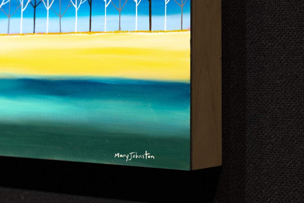 Original 'A Peaceful View' Wall Art Painting - Perfect for Living Room, Bedroom & Office Decor