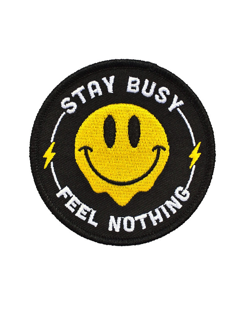 Stay Busy, Feel Nothing Patch - Anxiety Relief & Stress Management for Work, Study & Daily Life