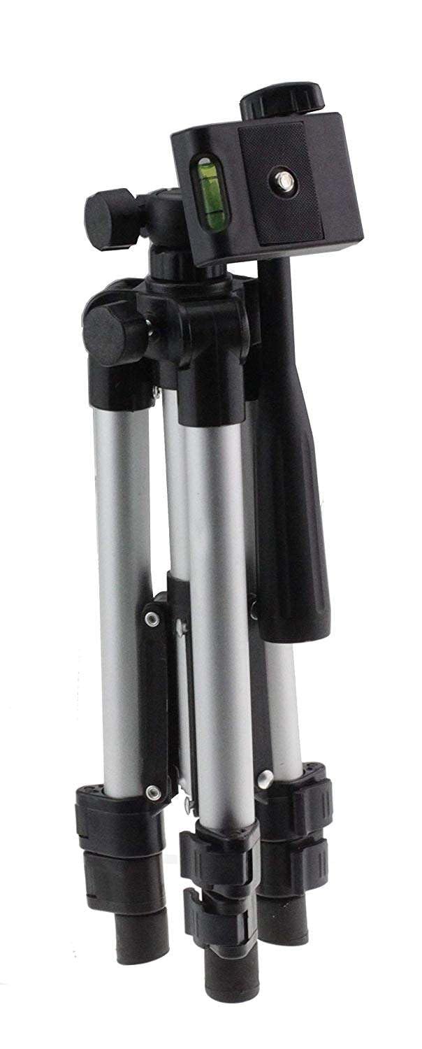 Navitech Lightweight Aluminum Tripod for PANASONIC HC-V380EB-K Camcorder - Perfect for Travel, Vlogging & Outdoor Shooting