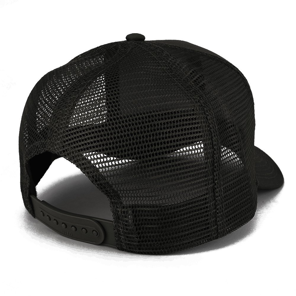 California Embroidered Iron On Patch Snapback Trucker Mesh Cap - Black | Adjustable Dad Hat for Men & Women | Perfect for Outdoor Activities, Sports & Casual Wear