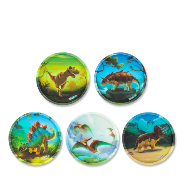 ergobag Klettie 5-Piece Backpack Set with Dinosaur Print - Perfect for School, Travel & Daycare Adventures