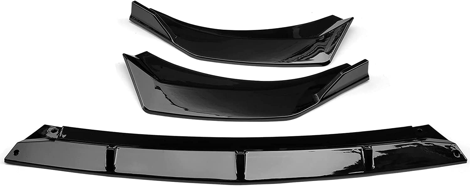 2021-2024 Hyundai Elantra Sedan Front Bumper Lip Spoiler - 3 Piece Style Body Kit for Improved Aerodynamics & Sporty Look - Perfect for Car Enthusiasts & Street Racing