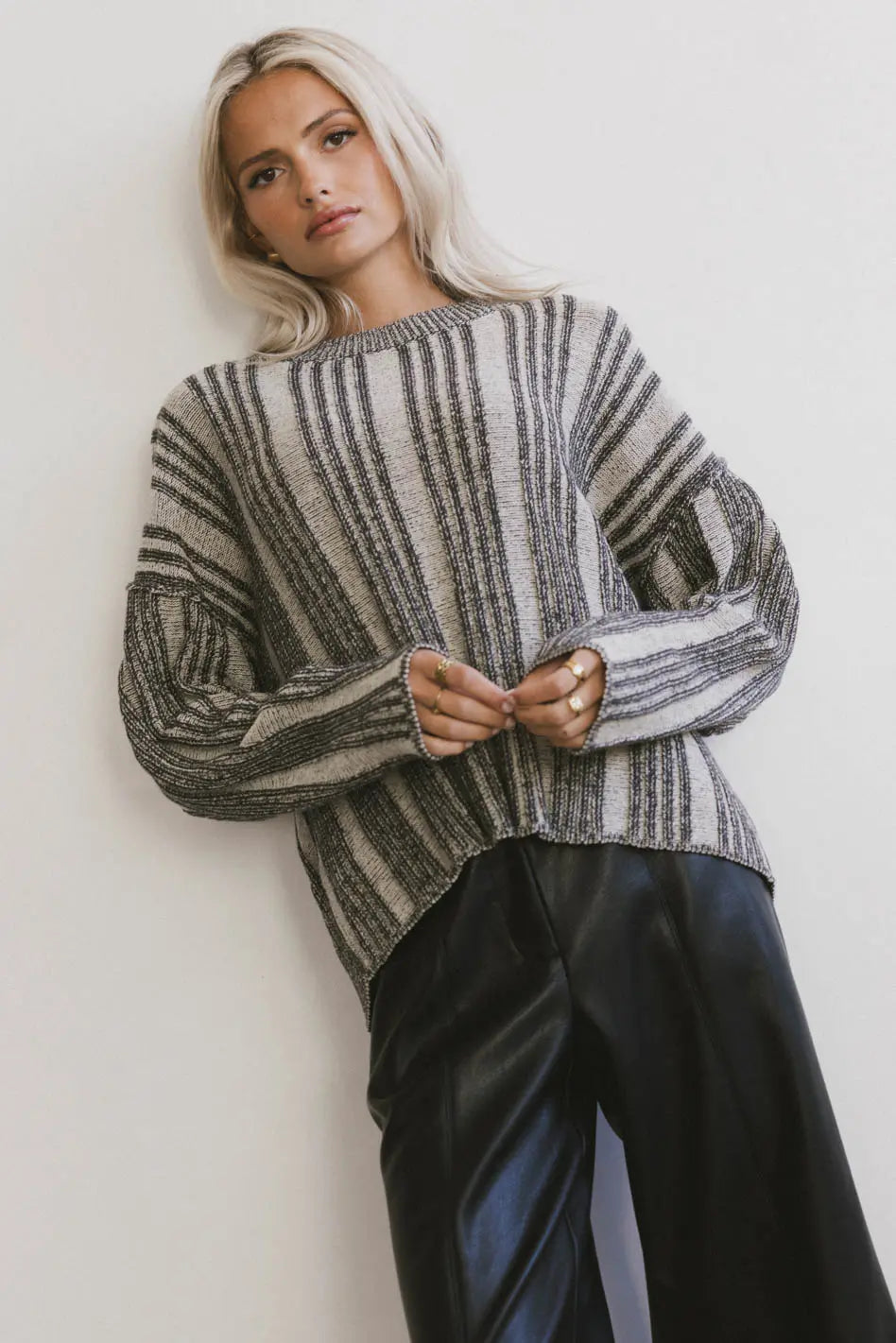 Jasia Knit Sweater Women's Cozy Cable Pullover - Final Sale | Perfect for Fall Winter Fashion, Office Wear & Casual Outfits