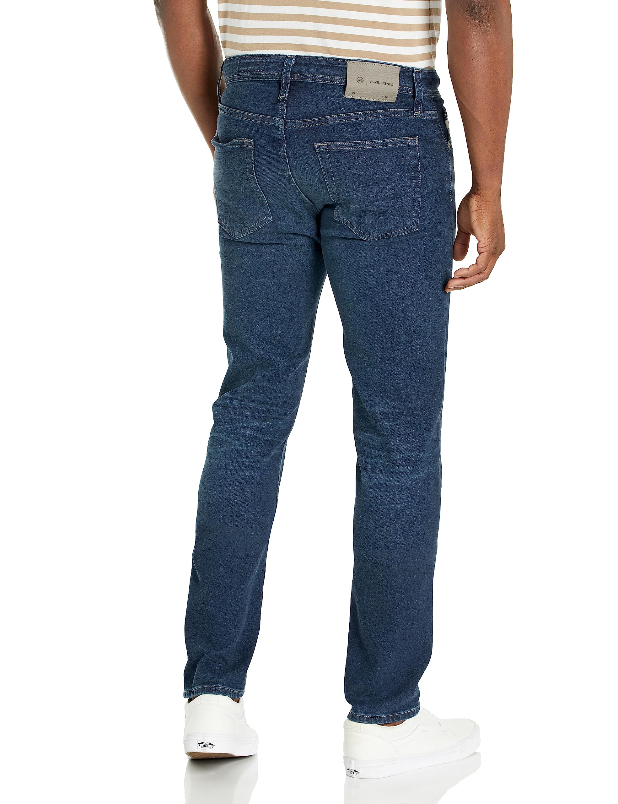 Men's Tellis Aged Modern Slim Fit Jeans - Stylish & Comfortable Denim for Casual Wear, Work & Everyday Outfits