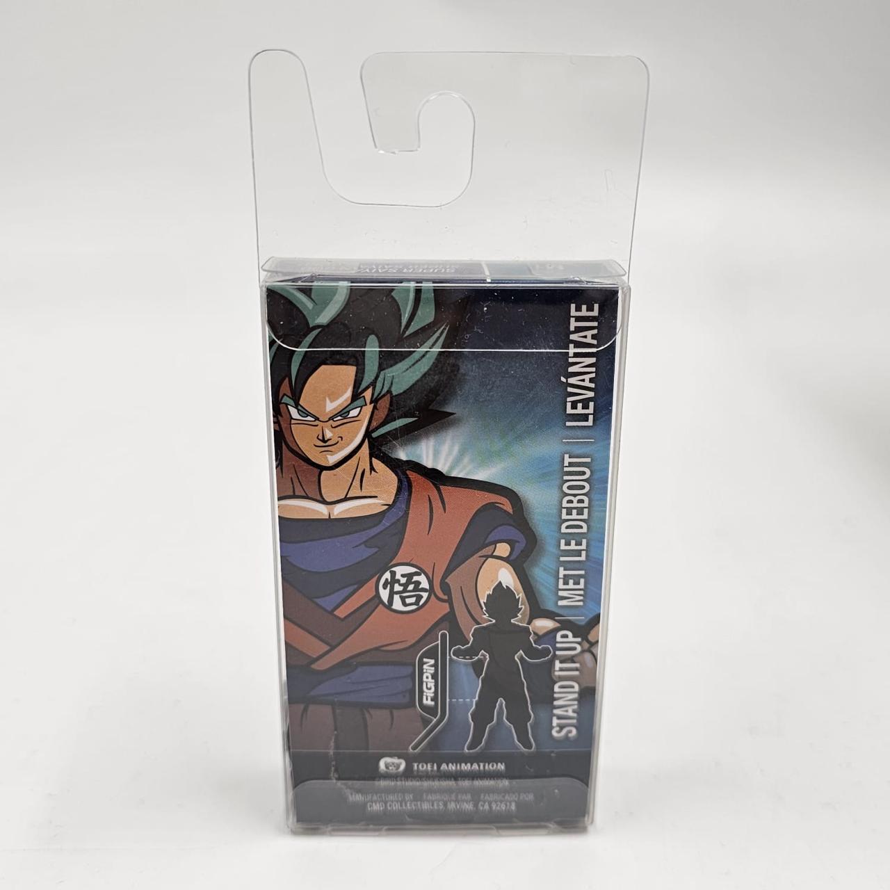 Dragon Ball Super Super Saiyan God Super Saiyan Goku Action Figure Pin - Collectible Anime Character Mini Figurine for Fans, Display & Gifts