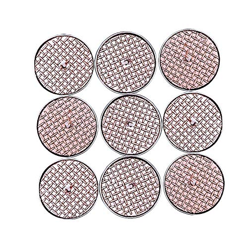 BalsaCircle 9 Metallic Rose Gold Unscented Tealight Candles - Elegant Wedding Reception Party Centerpieces, Romantic Dinner Decorations, Home Decor Supplies for Special Occasions