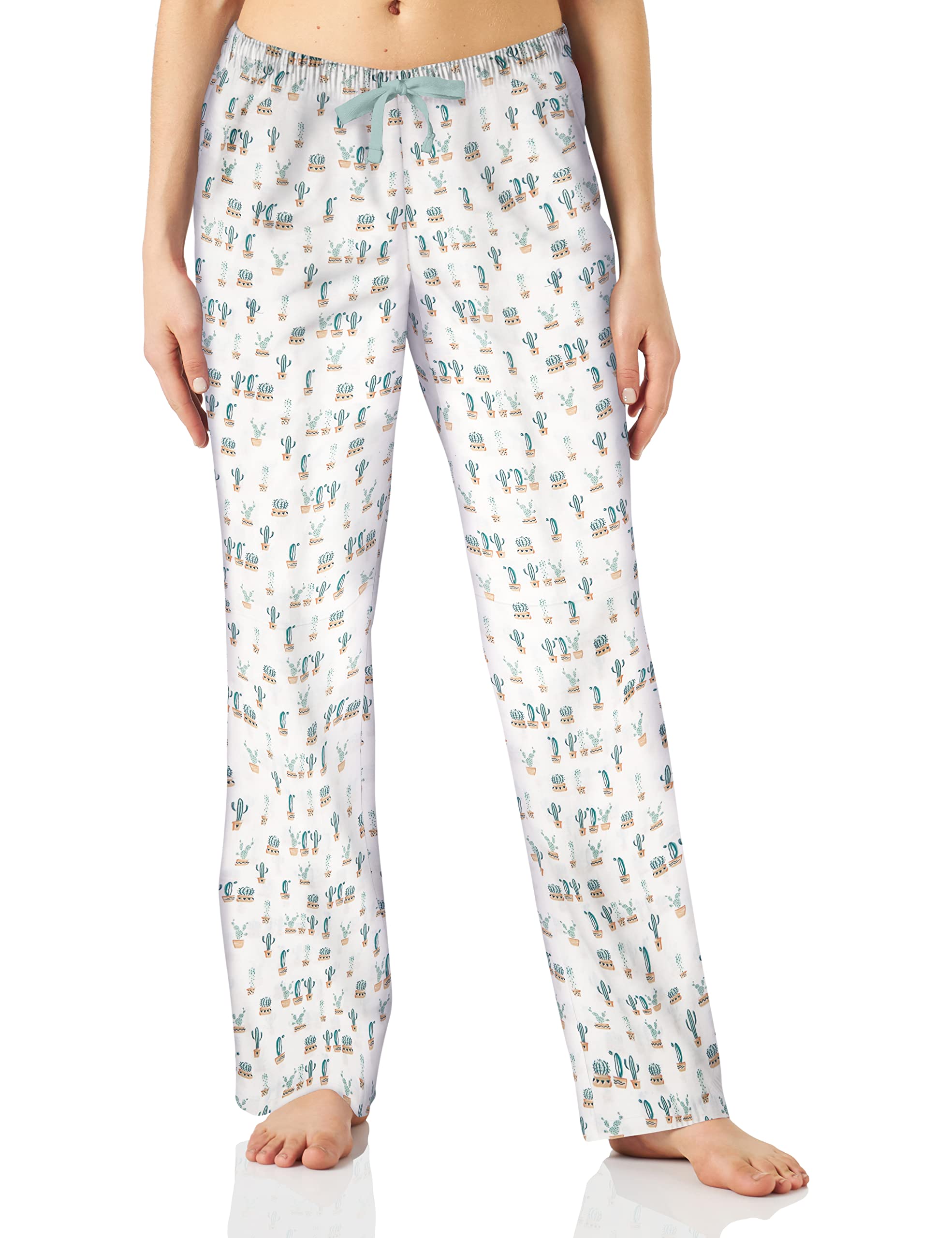 Amazon Essentials Women's Poplin Sleep Pants - Soft & Breathable Lounge Pajama Bottoms for Comfortable Nightwear and Relaxing at Home