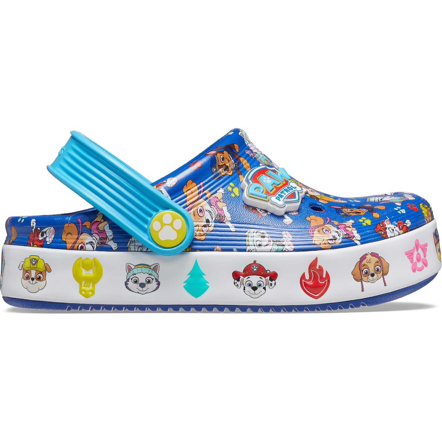 Crocs Paw Patrol Clogs for Kids & Toddlers - Lightweight Comfortable Water Shoes for Boys & Girls - Blue Unisex Sizes 8 US - Perfect for Beach, Pool & Outdoor Play