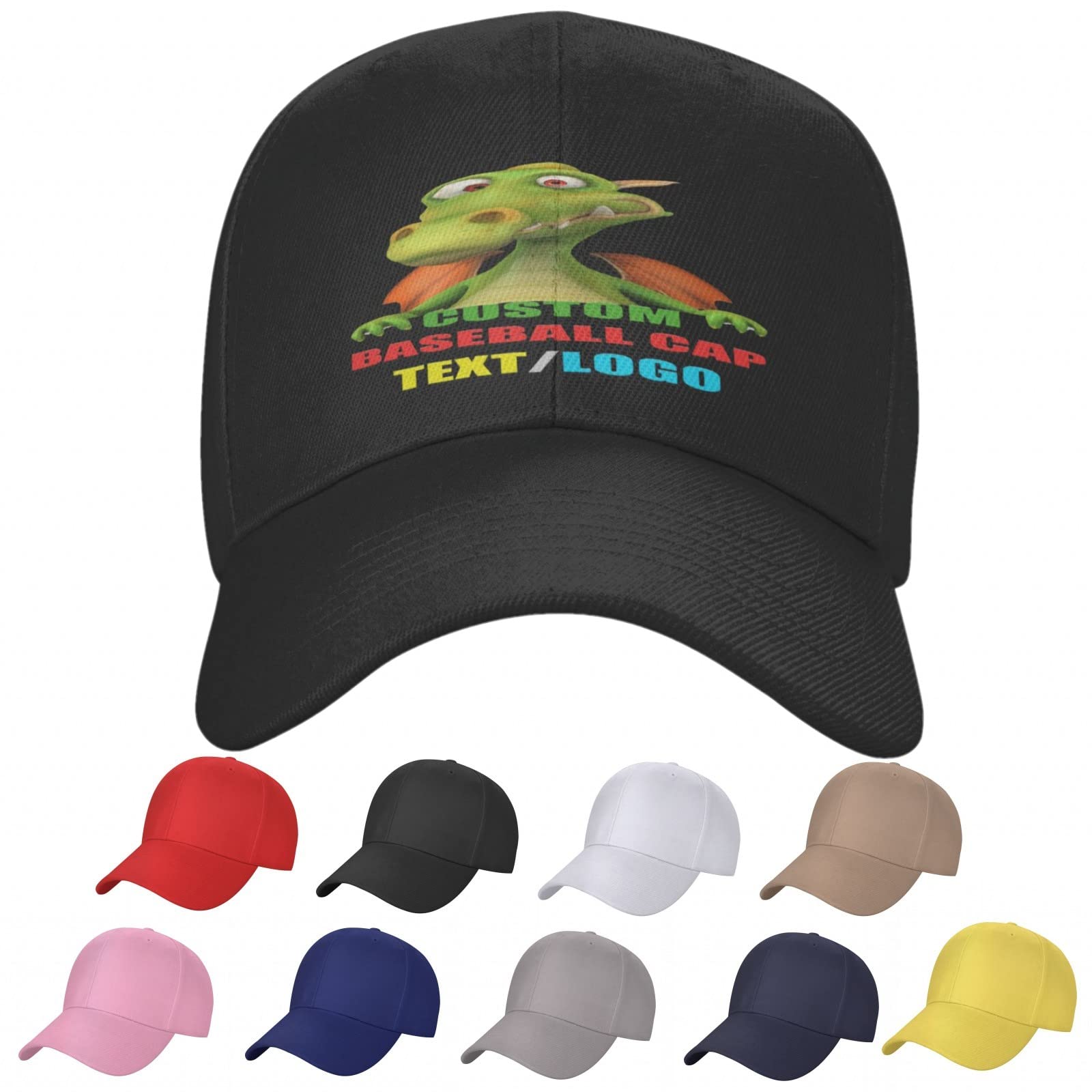 Custom Personalized Cowboy Hat with Adjustable Fit - Add Your Name or Text - Baseball & Sports Cap for Outdoor Activities, Rodeo, and Casual Wear