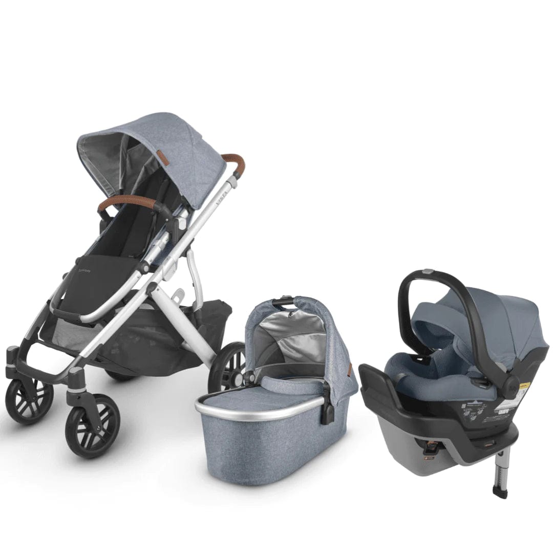 UPPAbaby Vista V2 Stroller Bundle with Mesa Max Infant Car Seat - Lightweight Travel System for Newborns & Toddlers - Perfect for City Walks, Shopping & Family Outings