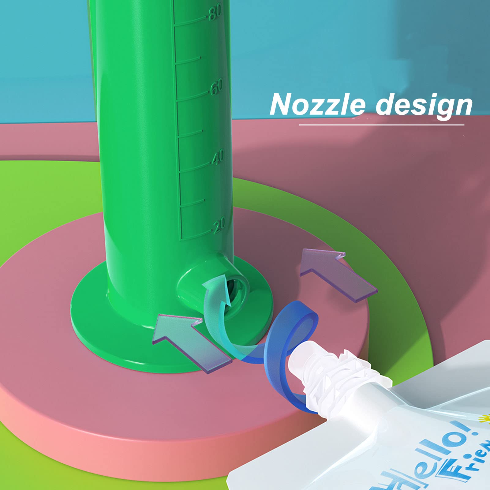7pcs Reusable Baby Food Pouch Maker Kit with Squeeze Station - Portable DIY Fruit Puree Filler for Infants & Toddlers - Perfect for Outdoor, Travel, Kindergarten, Picnics & Home Use (Green)