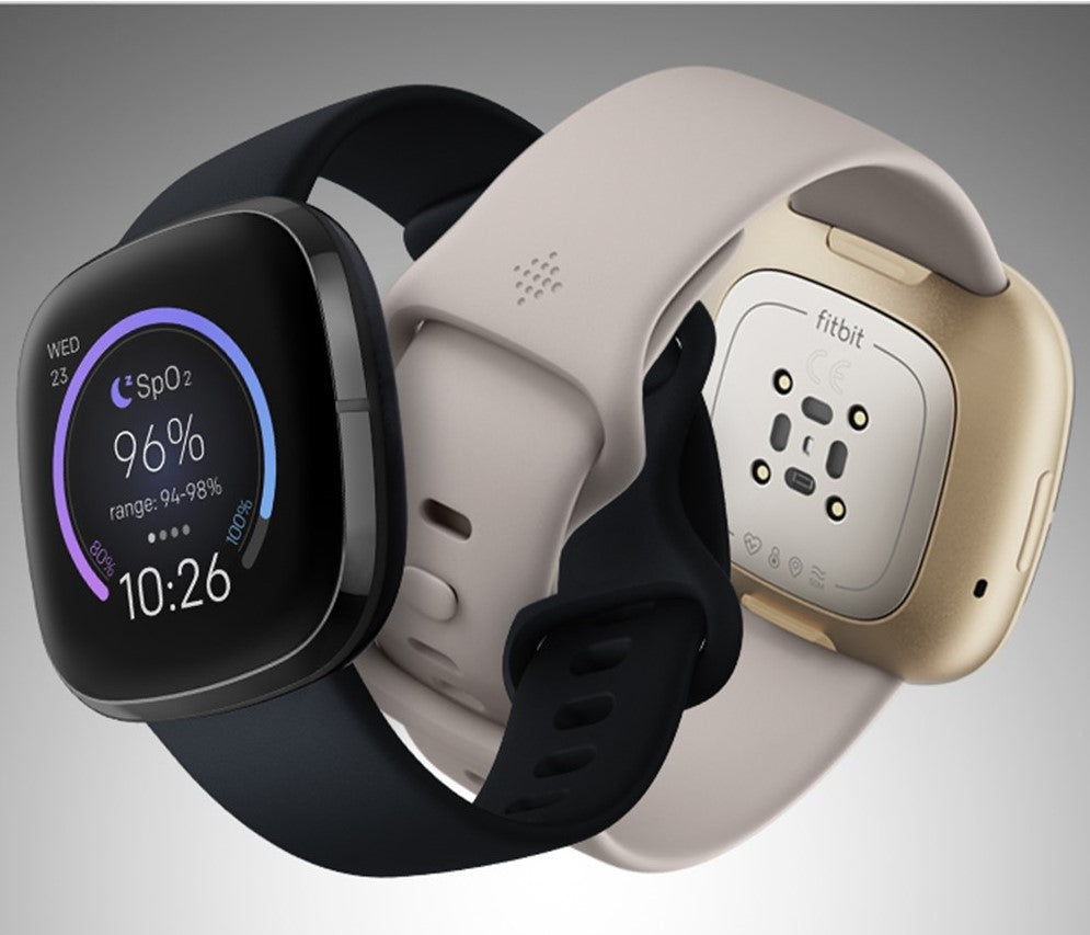 Fitbit Sense Advanced Health & Fitness Smartwatch with ECG, Stress Sensor, Heart Rate & SpO2 Monitoring - Perfect for Workouts, Sleep Tracking & Daily Activity Monitoring