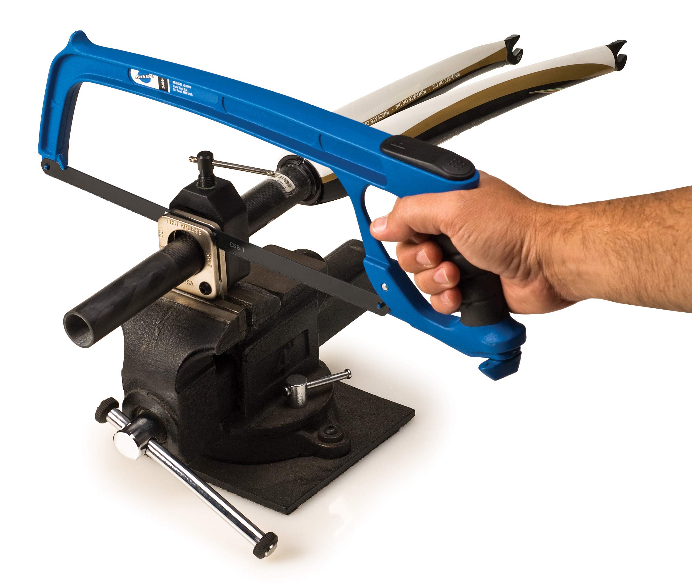 Park Tool Threadless Saw Guide for Carbon Composite Forks - Professional Bike Fork Cutting Tool for Precise Installations - Perfect for Cycling Enthusiasts and Bike Mechanics