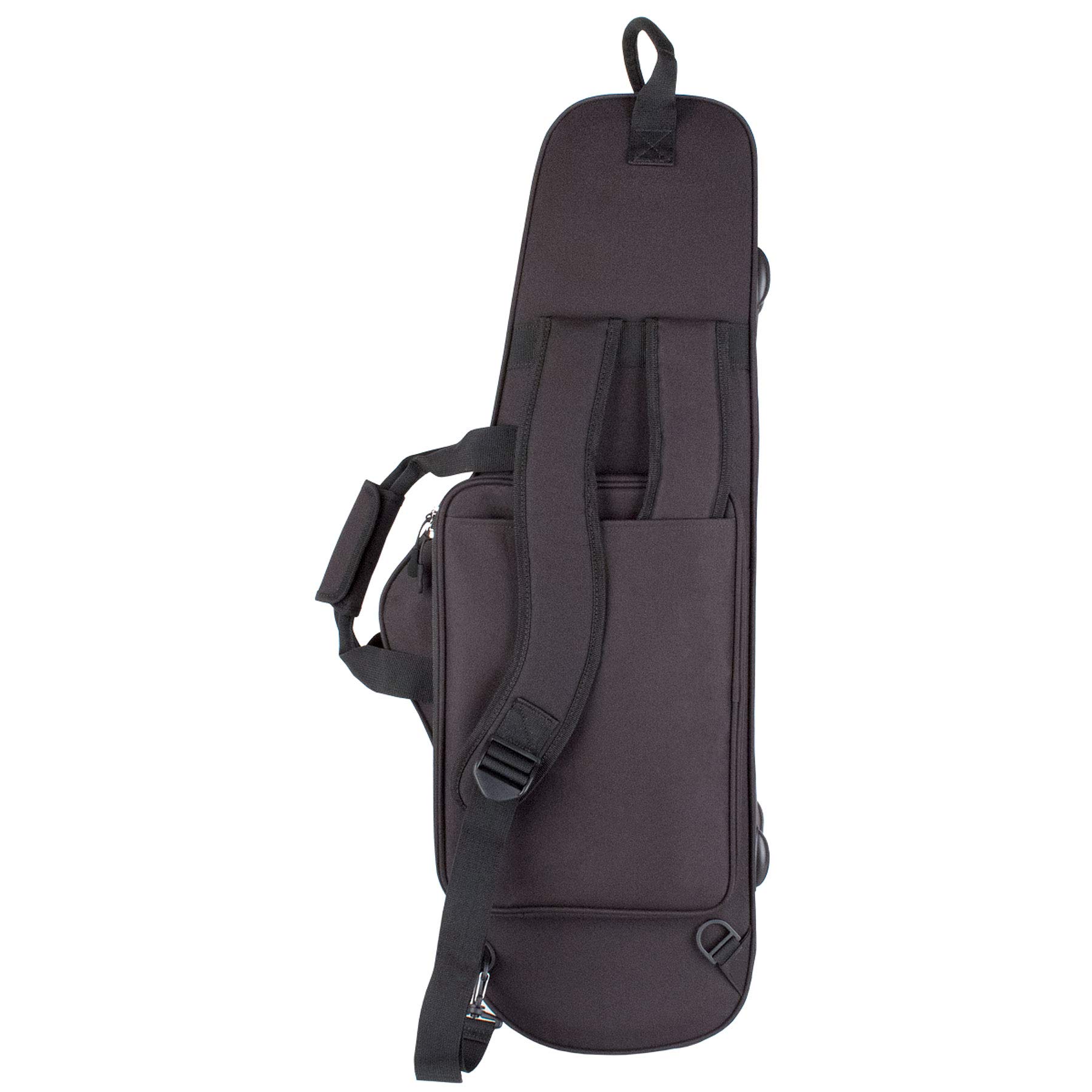Protec MX305CT Max Tenor Saxophone Case with Adjustable Backpack Straps - Lightweight Durable Black Sax Case for Professional Musicians | Perfect for School Bands, Jazz Performances & Travel