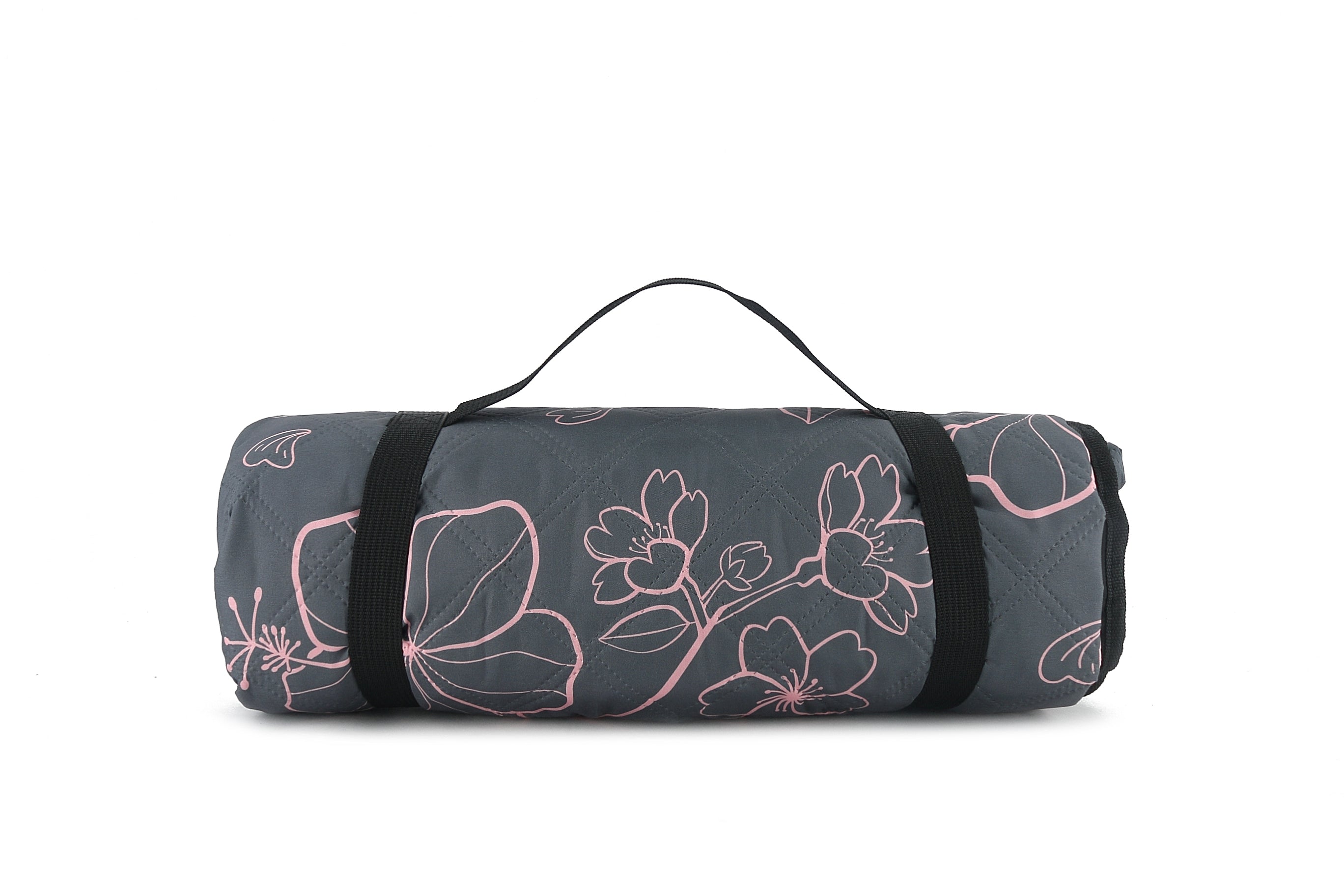 Premium Waterproof Beach Mat - Soft & Sand-Free Sakura Grey Design for Picnics, Camping, and Outdoor Relaxation