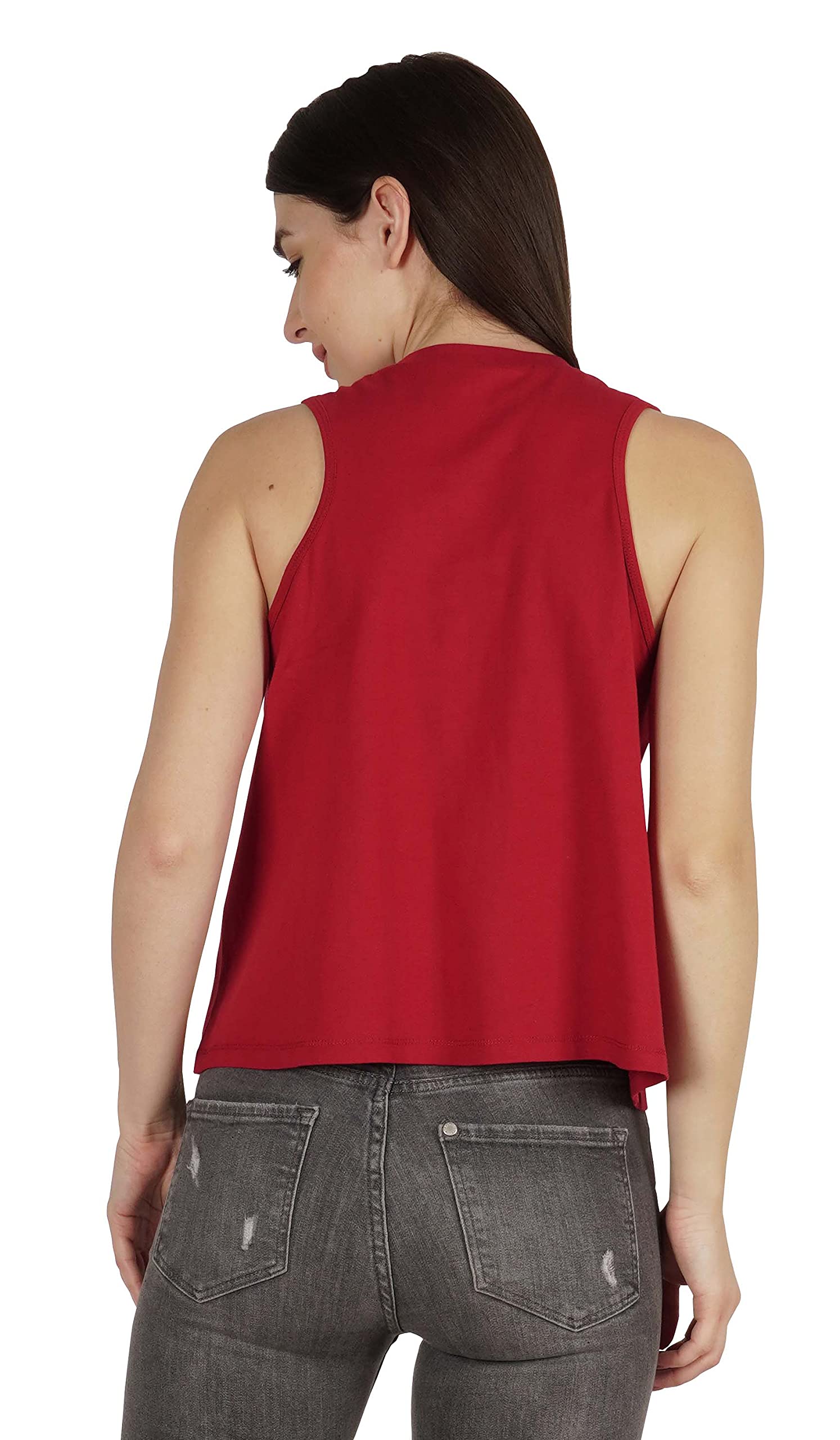Inkmeso Women's Workout Crop Tops - Flowy Yoga Tank Tops for Gym, Running & Summer Outfits | Breathable Athletic Shirts for Fitness & Casual Wear