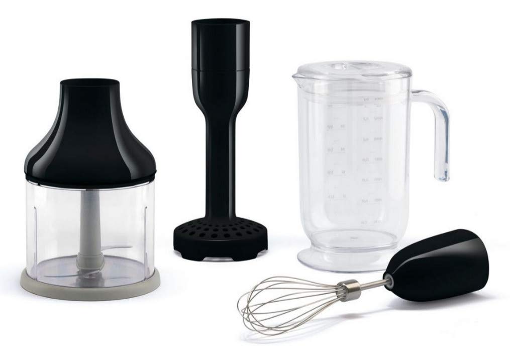 Smeg 50's Retro Black Hand Blender Replacement Parts for HBF01 Model | High-Speed Mixing & Blending Accessories | Perfect for Smoothies, Soups & Baking at Home