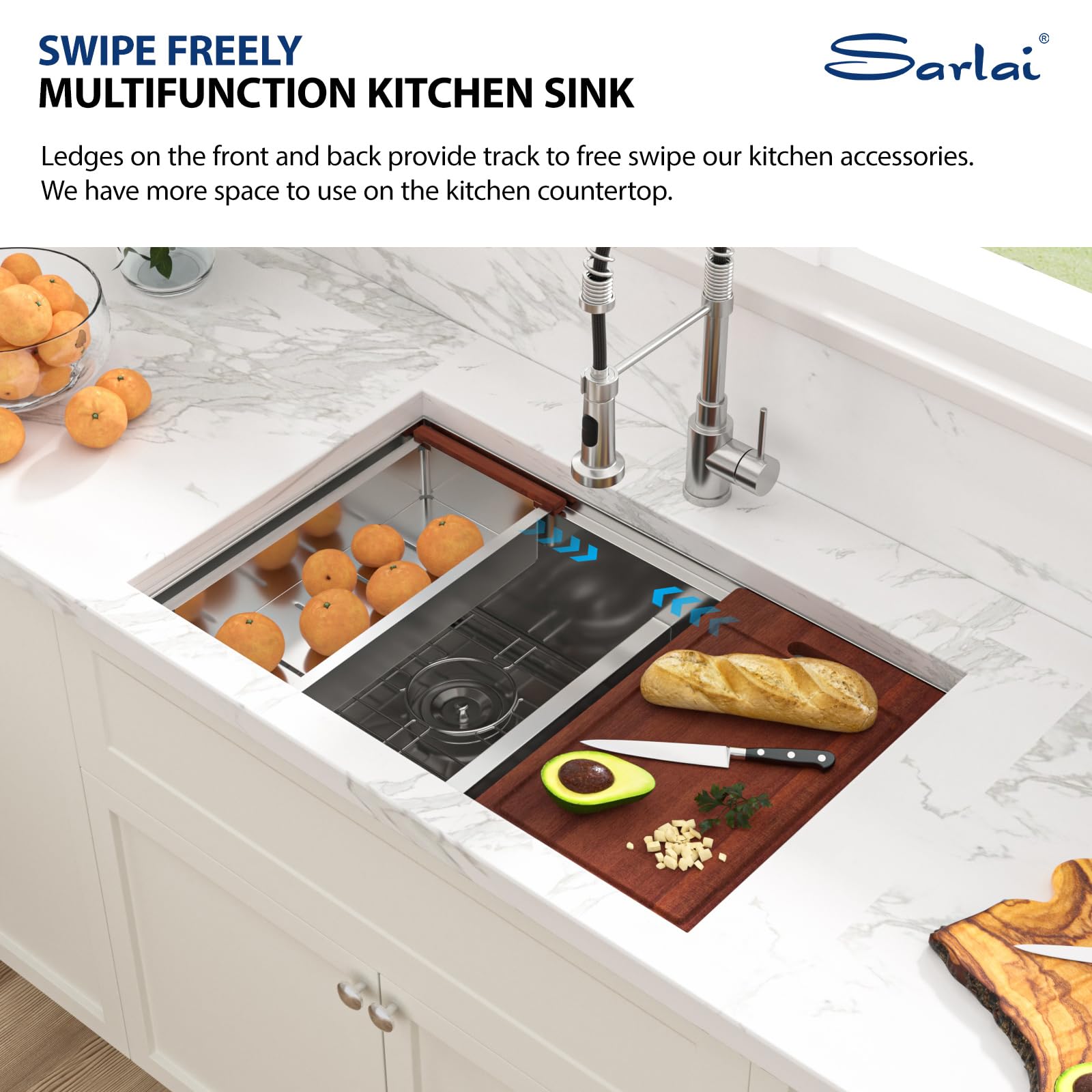 30 x 19 Inch Undermount Double Bowl Stainless Steel Kitchen Sink - 16 Gauge 50/50 Low Divider Two Basin Deep Sink with Accessories | Perfect for Modern Kitchens, Restaurant Prep Areas & Busy Households