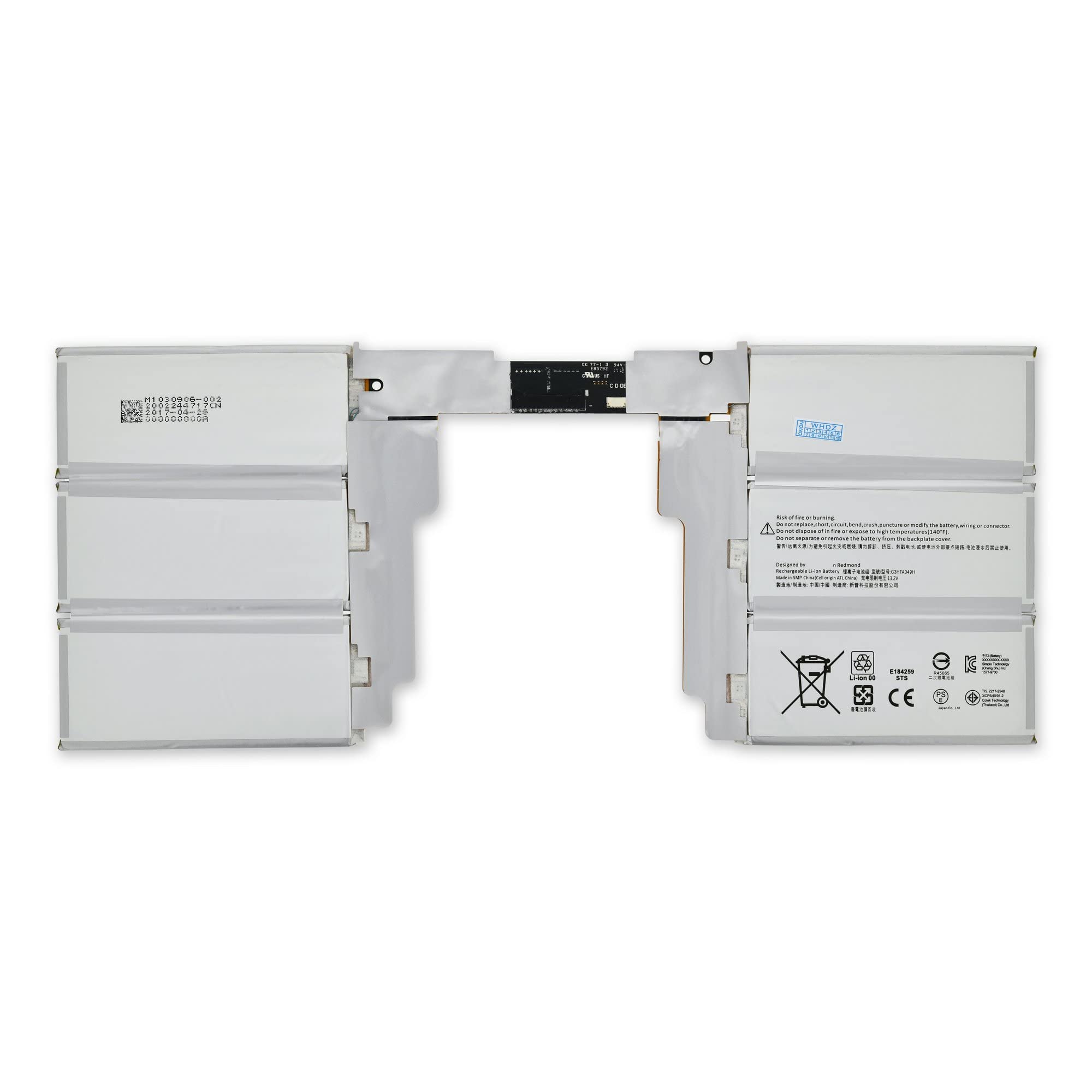 iFixit Replacement Keyboard Battery for Microsoft Surface Book 2 13.5