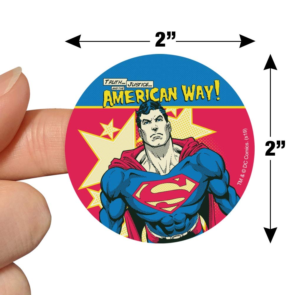 Superman The American Way Planner Stickers - Scrapbooking, Journaling, Bullet Journal & Crafting Supplies for DIY Projects & Creative Planning