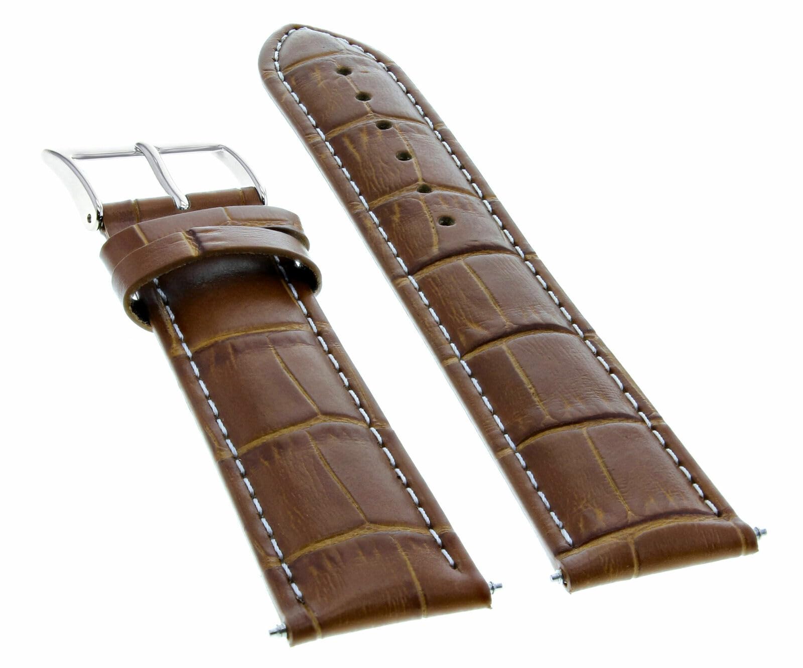 23mm Genuine Leather Watch Band for Citizen Eco-Drive - Premium Replacement Strap for Men & Women - Perfect for Business, Casual & Formal Occasions