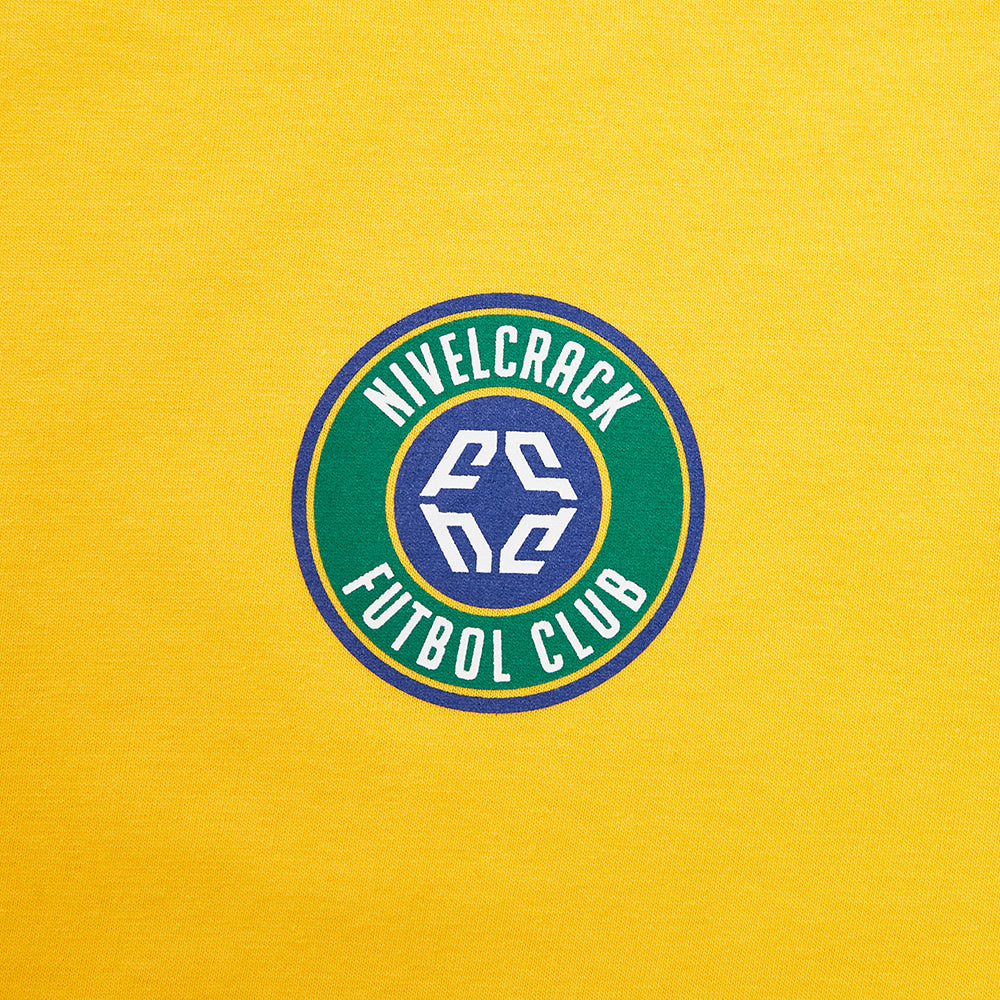 Nivelcrack Club Tee - Yellow Cotton T-Shirt for Men | Casual Streetwear & Party Outfit