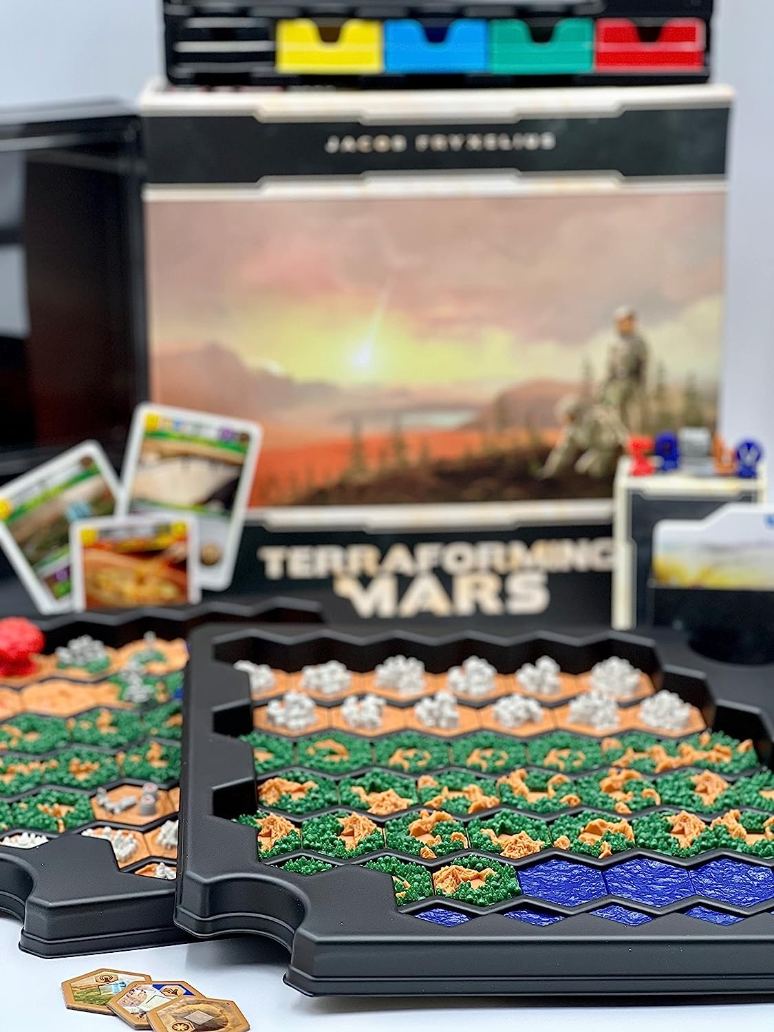 Terraforming Mars Big Box by Stronghold Games - Premium Storage Solution for Board Game Expansion & Accessories | Perfect for Game Nights & Collector's Display
