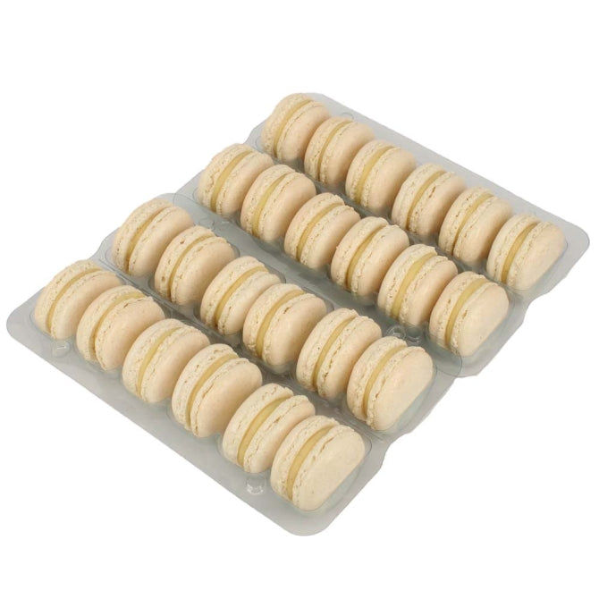 Premium White Vanilla Macaron Selection - Delicious French Cookies for Gifts, Parties & Dessert Lovers