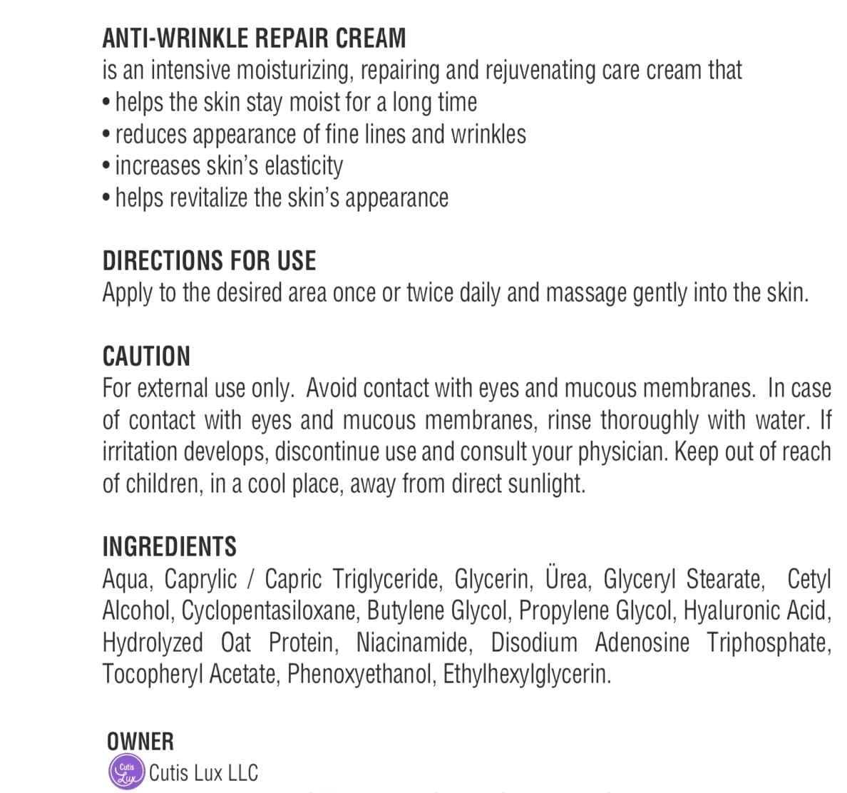 Best Anti-Wrinkle Face Moisturizer with Hyaluronic Acid & Niacinamide - OAT Protein & ATP Formula for Women & Men - Day & Night Hydrating Cream for Dry, Sensitive Skin - Perfect for Daily Skincare Routine & Anti-Aging Care