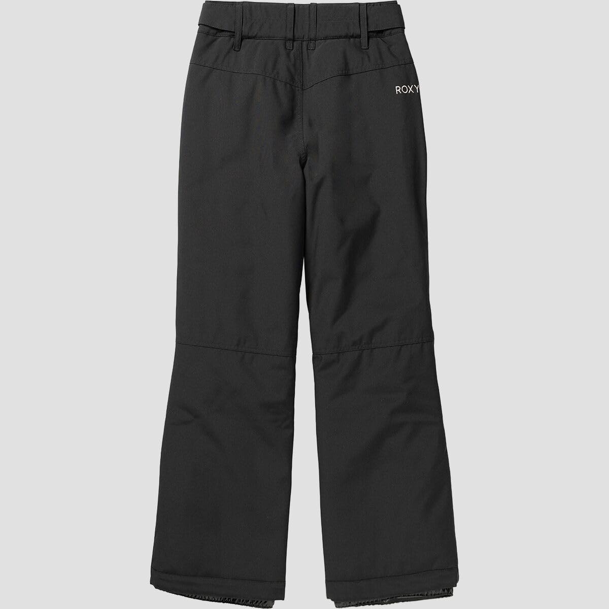 Roxy Backyard Insulated Snowboard Pants for Girls - Waterproof Winter Snow Pants, Black/Black, Large - Perfect for Skiing, Snowboarding & Cold Weather Outdoor Activities