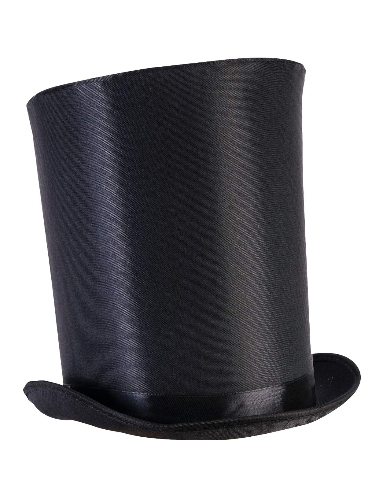 Rubies Adult Extra Tall Top Hat - Black One Size - Perfect for Halloween Costumes, Steampunk Outfits & Cosplay Events