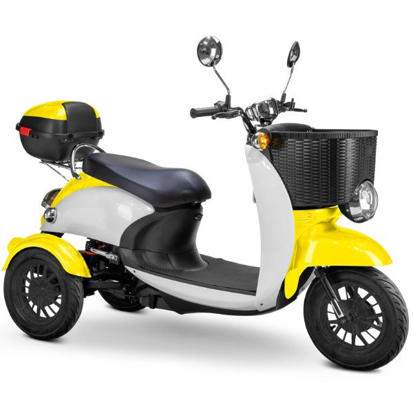 Premium Supreme 3-Wheel Mobility Scooter for Adults - Lightweight Electric Scooter with Long Battery Life - Ideal for Shopping, Travel & Outdoor Activities