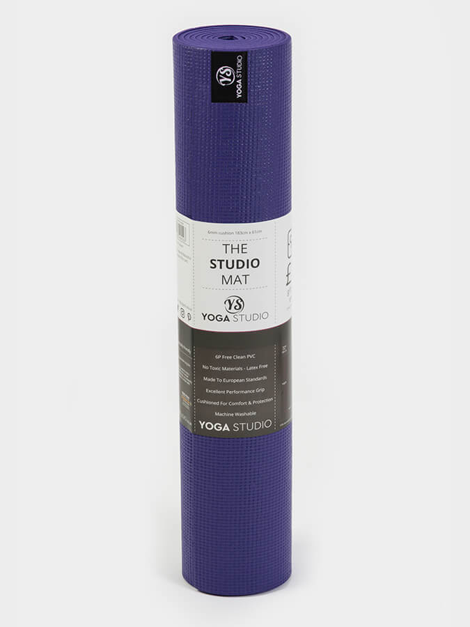 Custom Personalized Yoga Mat 6mm Thick - Non-Slip Purple Exercise Mat for Yoga, Pilates & Home Workouts - Perfect Gift for Fitness Lovers
